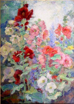 Unknown Campbell Hollyhocks